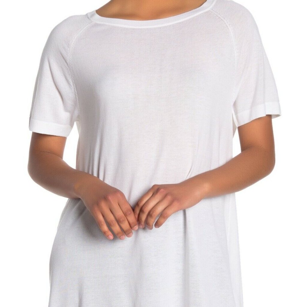 Nwt Eileen Fisher Boat Neck Tunic Top Petite Size Ps (Retail $238)